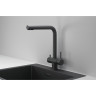 Смеситель для кухни GRANULA 7011 черный матовый 7011 CHEPHYII MATOBYII