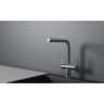 Смеситель для кухни GRANULA 8170 Нерж с выдвижным изливом 8170 HEPJ