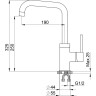 Смеситель GRANULA GR-0041 песок 0041 PECOK