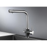 Смеситель GRANULA GR-3015 ХРОМ/ЧЕРНЫЙ 3015 XPOM/CHEPHYII