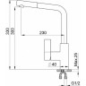 Смеситель для кухни GRANULA 2502 Сланец 2502 CLAHEC